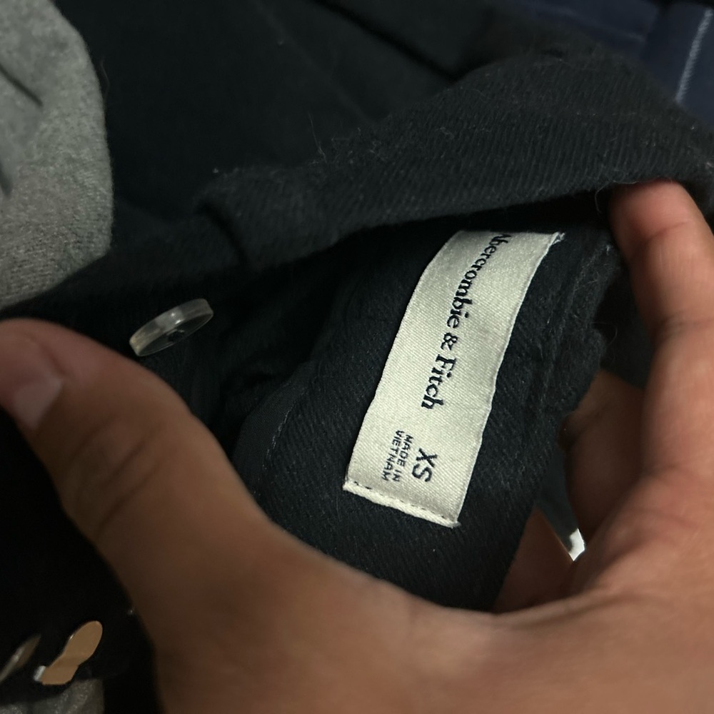 Abercrombie & Fitch Black, Gray, and Pinstripe Pants - Picture 5 of 8